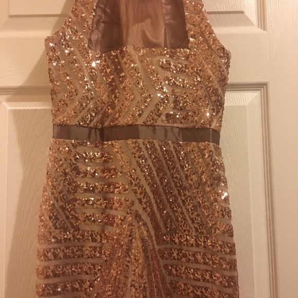 Cache blush sequin dress - Picture 3 of 7